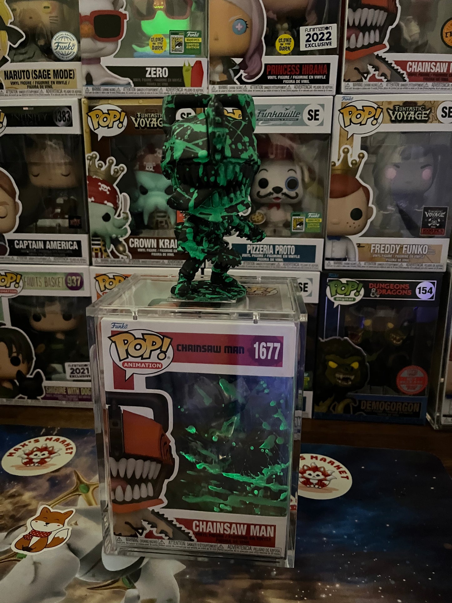 Chainsaw man Funko Pop Glow-in-the-dark Kaiju Custom Exclusive