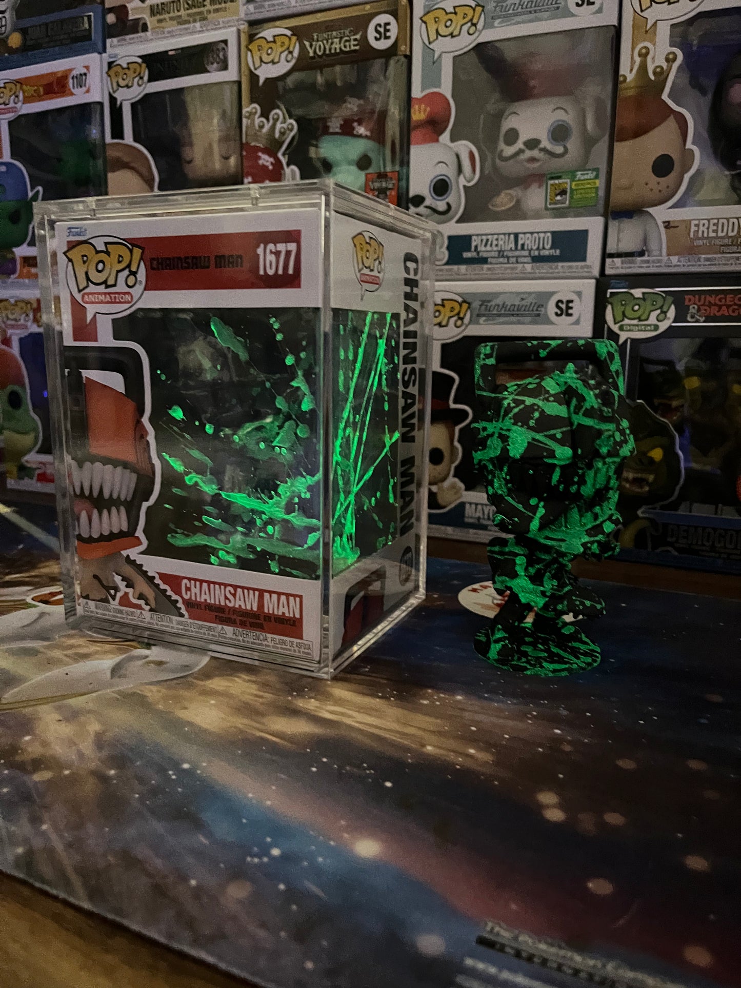 Chainsaw man Funko Pop Glow-in-the-dark Kaiju Custom Exclusive