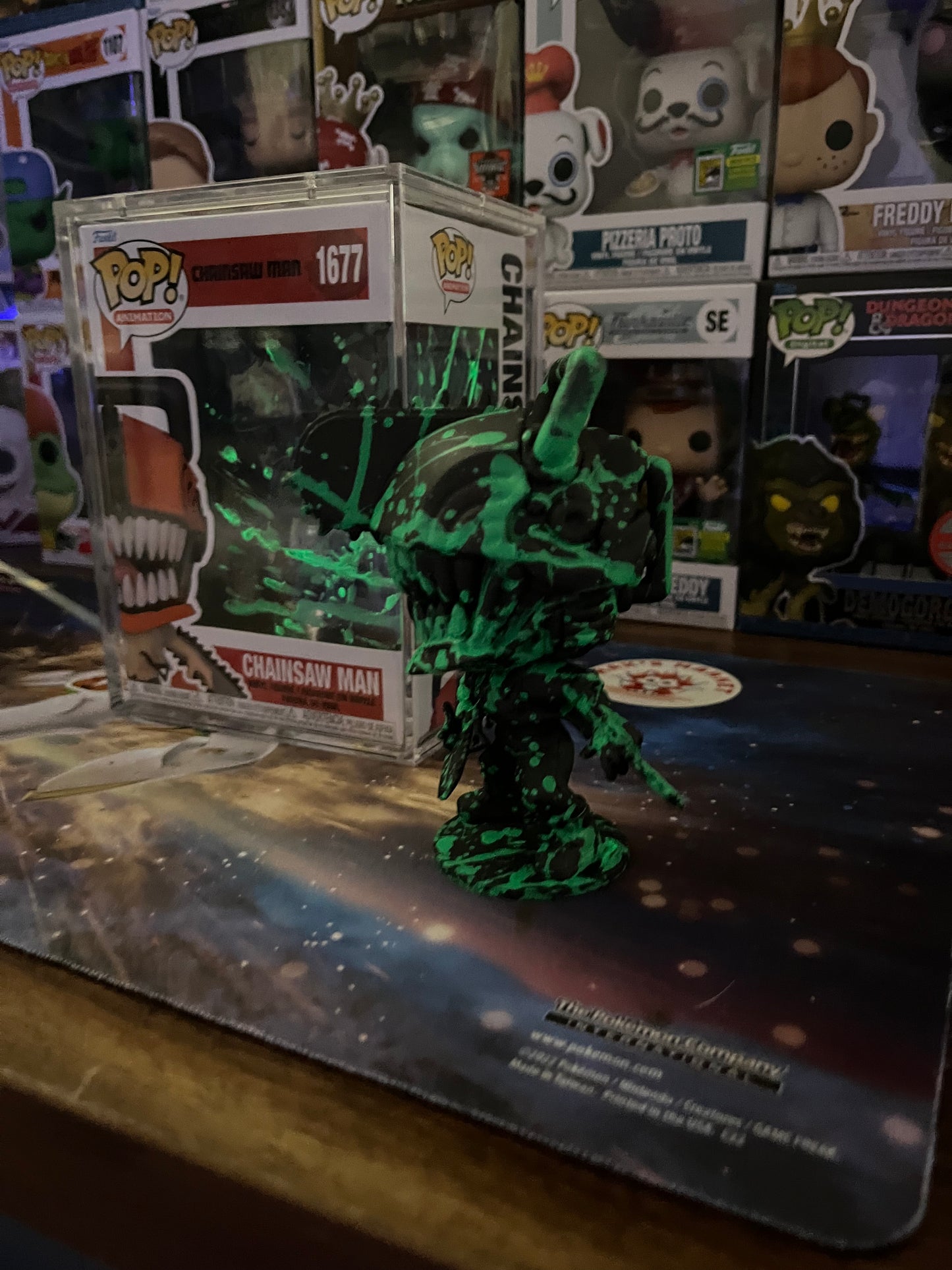 Chainsaw man Funko Pop Glow-in-the-dark Kaiju Custom Exclusive